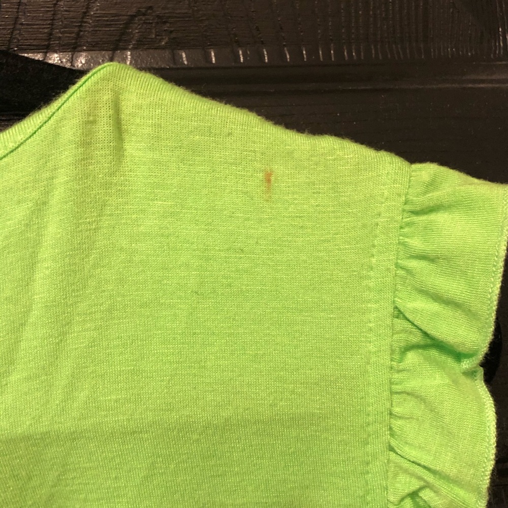 NWT Alberto Makali Lime Green Ruffle Sleeveless Tank - Picture 14 of 14